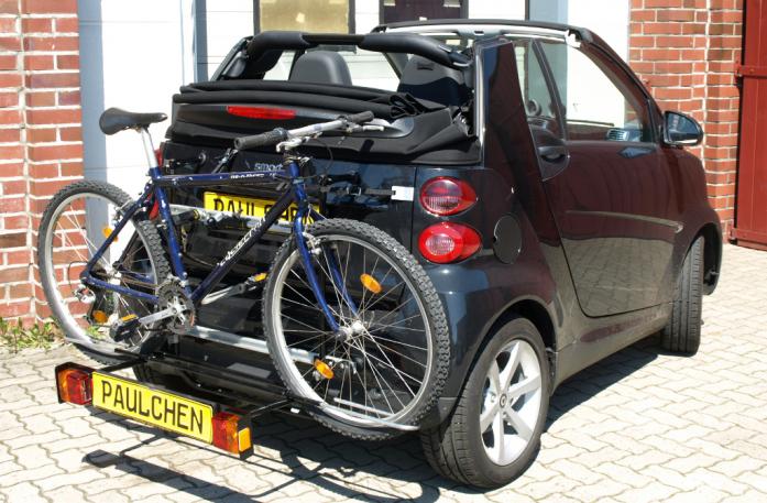 Smart Fortwo 451 Cabriolet Paulchen Bicycle Rear Carrier Comfort Class